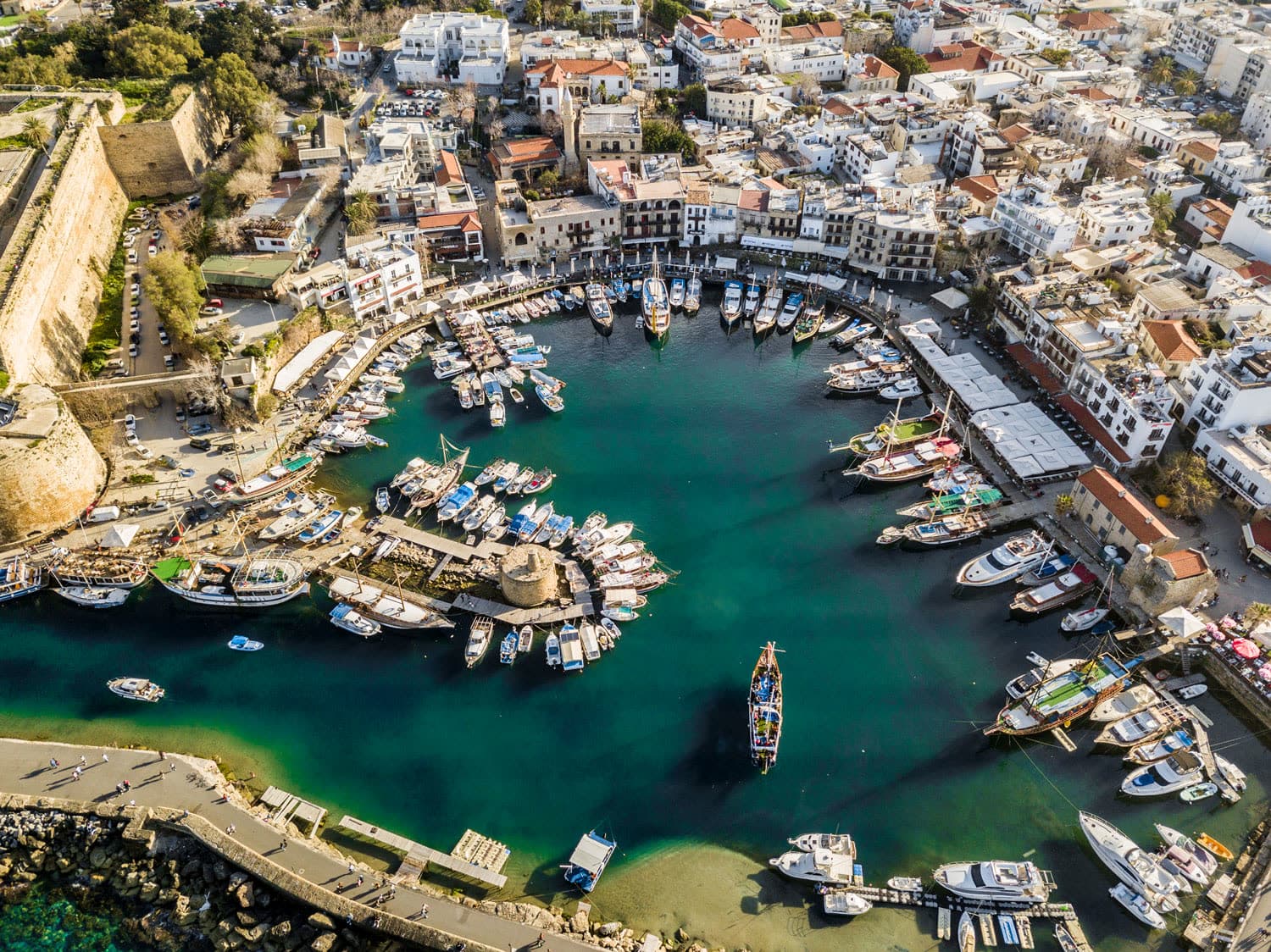 Kyrenia Harbour - Evening at the Harbour